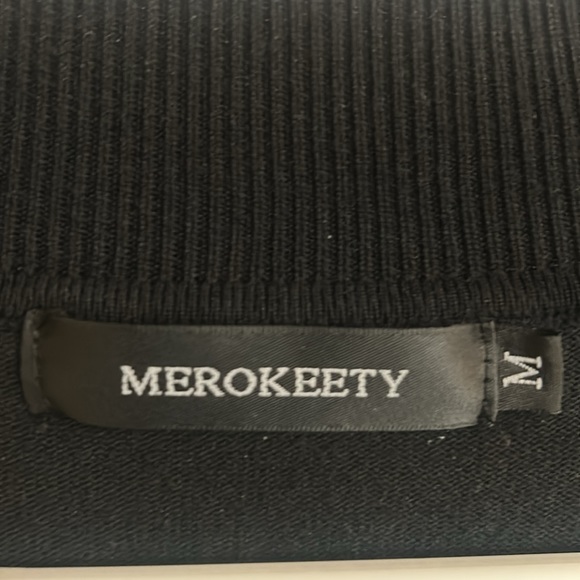 Mid length cardigan with pockets.  Merokeety brand Size M - Picture 3 of 4